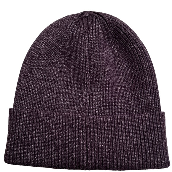 Hat UNISEX Color: Black Heather - Knit Beanie “Explore The Possibilities” OS - Picture 3 of 7